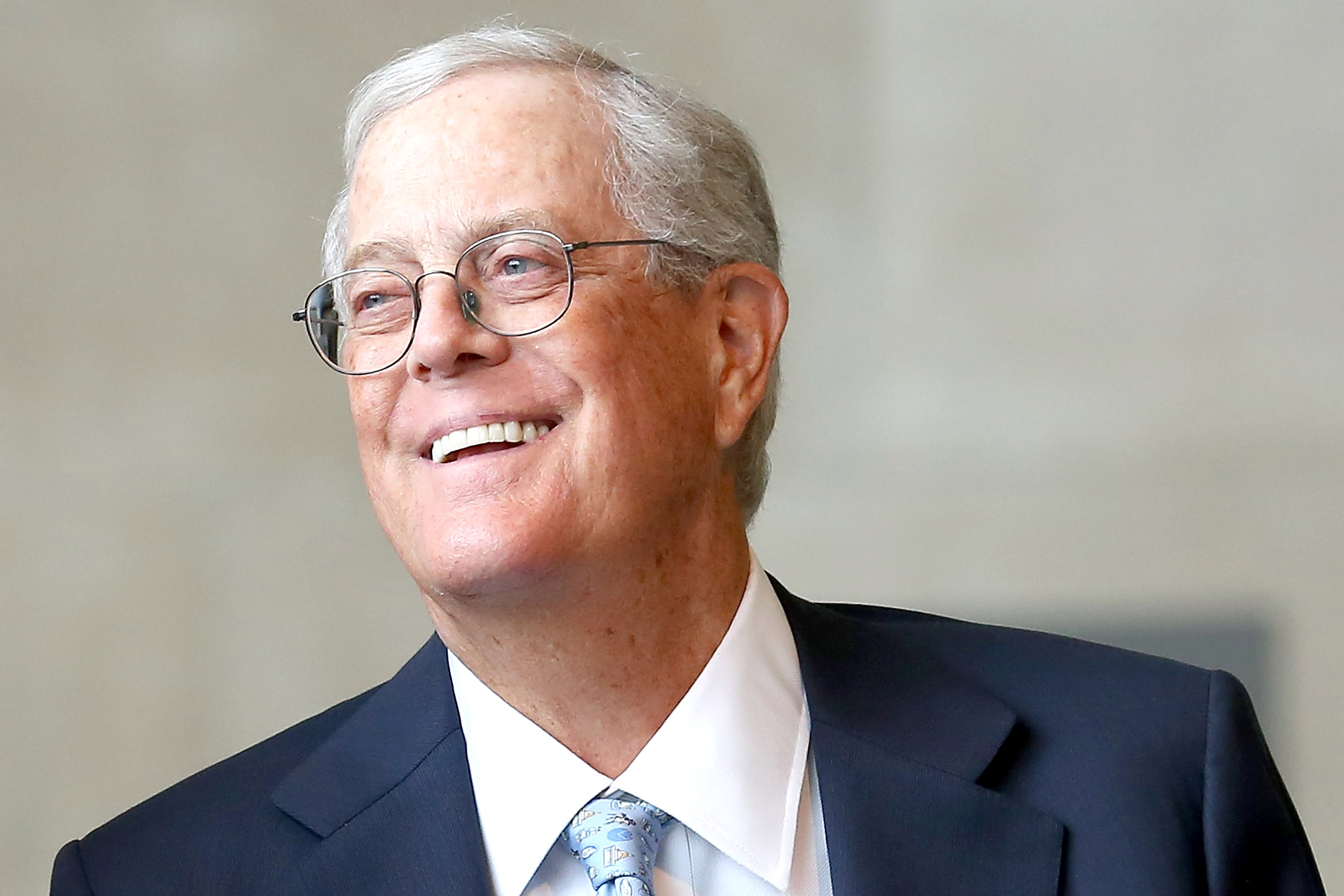 NEW YORK, NY - SEPTEMBER 09: David H. Koch attends the unveiling of the David H. Koch Plaza at the Metropolitan Museum of Art on September 9, 2014 in New York City. (Photo by Paul Zimmerman/WireImage)